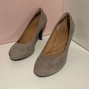 Indigo by Clark’s Suede Heels $40 OBO